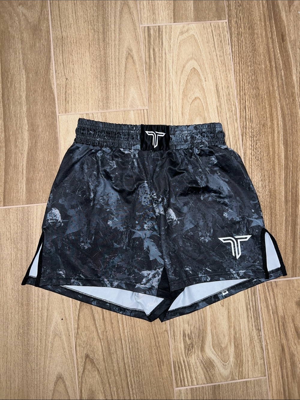 Takedown Black Hunter Camo Fight Shorts